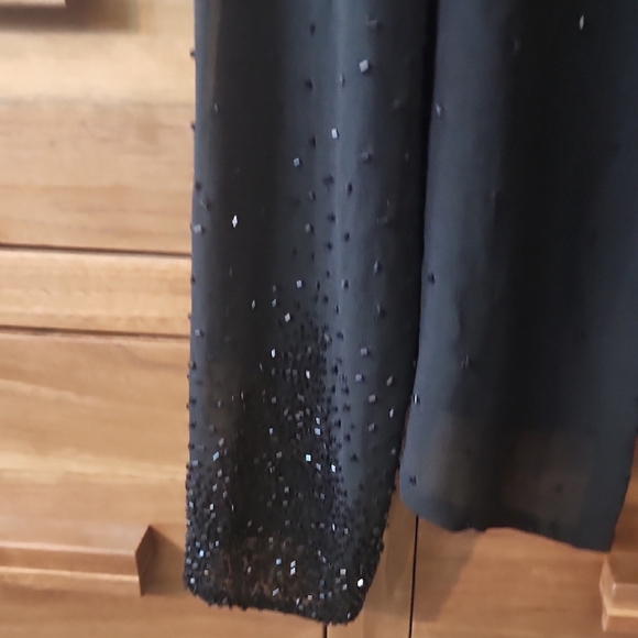 Ara Black Sheer Button Down Shirt - Picture 4 of 4